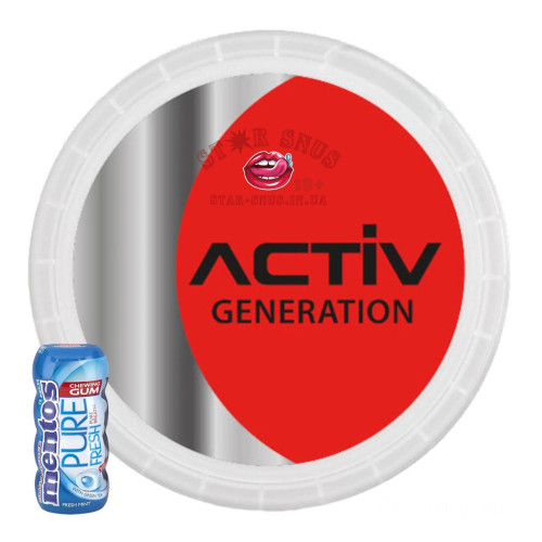 Снюс Active Generation 16 мг Снюс Active Generation 16 мг