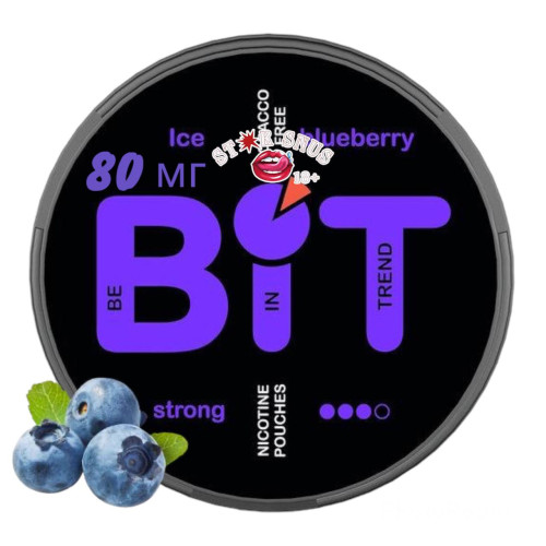 Снюс Реббит 80 мг с черникой Снюс Реббит 80 мг с черникой