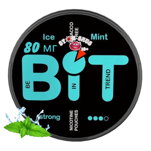 Снюс Bit Ice Mint крепостью 80 мг