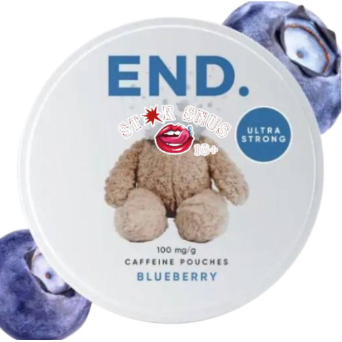 Кофеиновые паучи Энд Черника Кофеиновые паучи Энд Черника