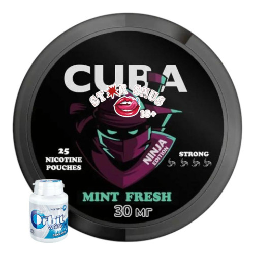 Cuba Ninja Mint Fresh 30 мг  Cuba Ninja Mint Fresh 30 мг