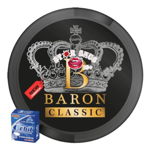 Белый снюс Барон Классик 50 мг Белый снюс Барон Классик 50 мг