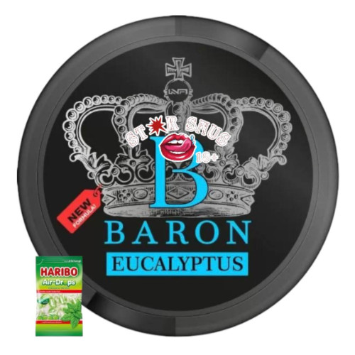 Снюс Baron Eucalyptus 50 мг никотина Снюс Baron Eucalyptus 50 мг никотина